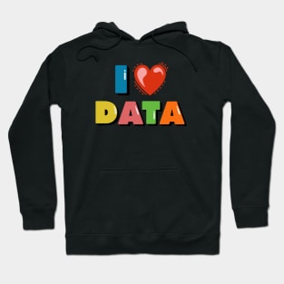 I Love  data Hoodie